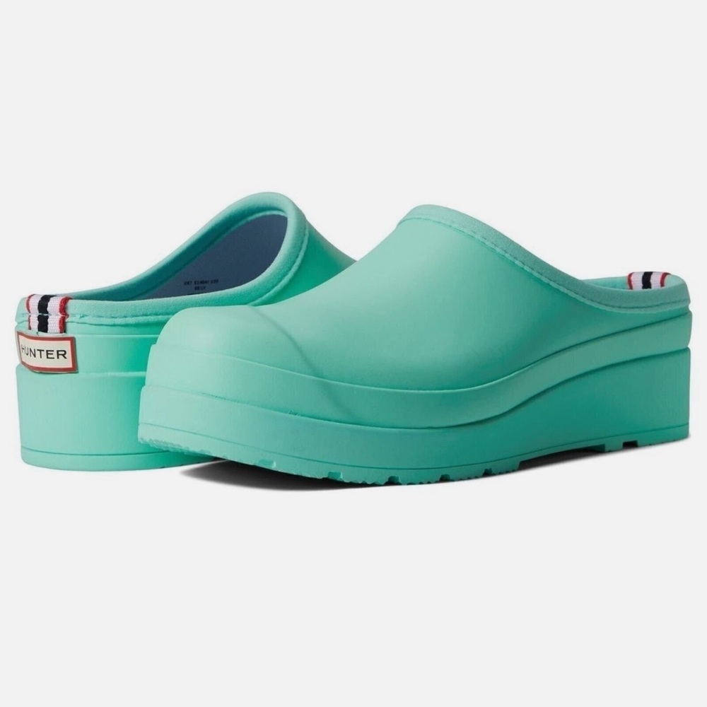 Hunter Women's Mint Green Rain Boot Mules